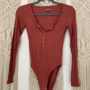 Aerie burnt orange bodysuit